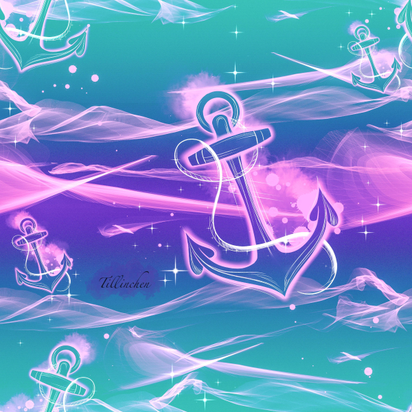 Mystik Anchor Lila Türkis